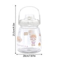 thumbnail image 3 of 2Pack Girls' High-End Appearance Customized Straw Cups Cute Plastic Cups High Capacity Wide Water Bottle — In Stock Stylish Cup For And Students Water Bottle For Children Water Bottle1100Ml, 3 of 9