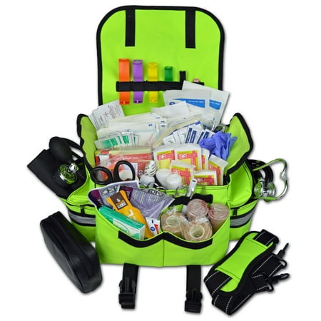 Lightning X Small First Responder EMT EMS Trauma Bag Stocked First Aid Fill Kit (Best Small First Aid Kit)