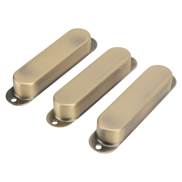 Electric Guitar Single Coil Pickup Cover, Durable Good Match Guitar Pickup Cover Easy Installation For Replacement Cyan Bronze