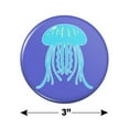 thumbnail image 3 of Cute Jellyfish Tentacles Ocean Kitchen Refrigerator Locker Button Magnet, 3 of 5