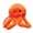 Orange, variant on Mysterious Black Halloween Cute Octopus Plush Toy, Indoor Home Tabletop Haunted House Trick Or Treat Spooky Party Vibe, Tear Proof Reusable Craftsmanship Display For Holiday Party Guests
