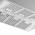 thumbnail image 5 of Forno Altilia 48-Inch Insert Range Hood, Stainless Steel, LED Lighting, Baffle Filters, 5 of 5