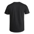 thumbnail image 5 of 6 Pack Men's T-Shirts Cotton Short Sleeve Crew Neck S-XL Daily Classic Fit Tee Workout Breathable Casual Menswear Tops Underwear Solid Basic, 5 of 5
