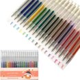 thumbnail image 1 of SUTENGDA Glitter Pens  Retractable Metallic Sparkle Colorful Glitter Gel Ink Pen 18 Colors a Set for Coloring Pattern Drawing Artistic Creation, 1 of 6