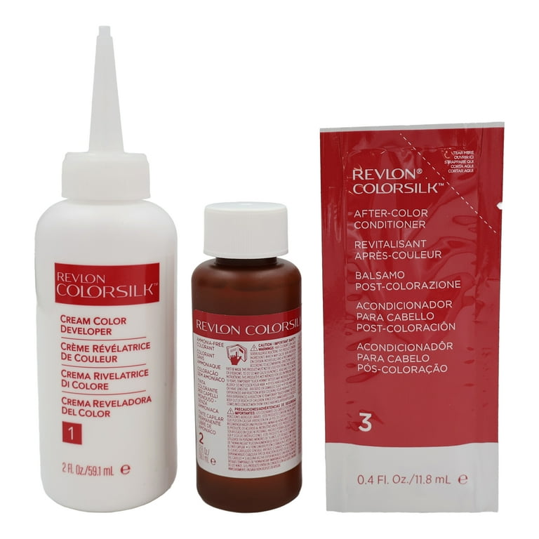 Revlon Colorsilk Beautiful Permanent Hair Color 60 Dark Ash Blonde 3 Pack