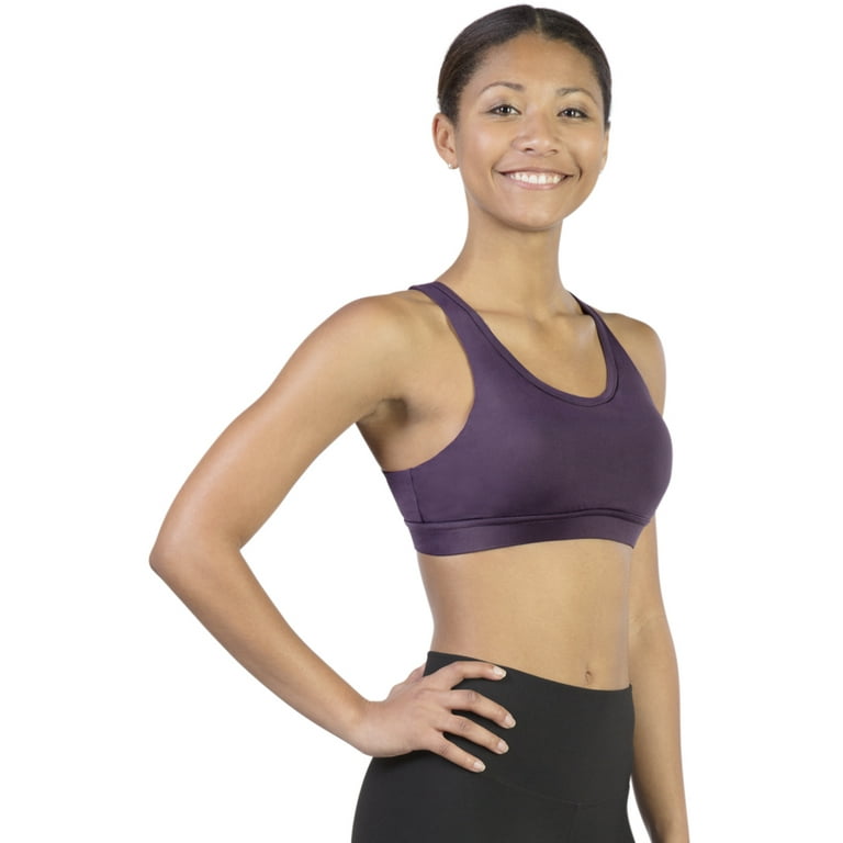 Lakada Dancewear Ascent Sports Bra with Removable Pads-Dance, Gym