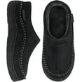 thumbnail image 1 of Pantuflas tipo mocasín para hombre, cálidas, suaves y cómodas, para interiores y exteriores, con suela ancha y esponjosa., 1 of 5