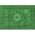 thumbnail image 1 of Ahgly Company Indoor Rectangle Abstract Emerald Green Modern Area Rugs, 7' x 9', 1 of 4
