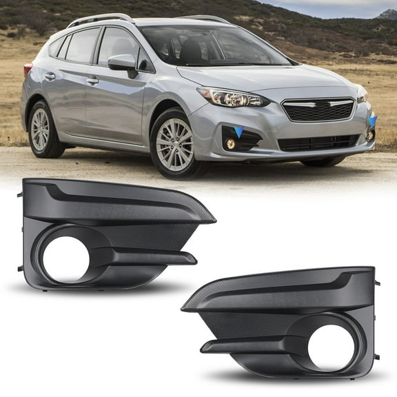Fit For 2017-2019 SUBARU IMPREZA(Not Fit for Sport model)Fog Lights Bezel/Cover Pair Left & Right Side