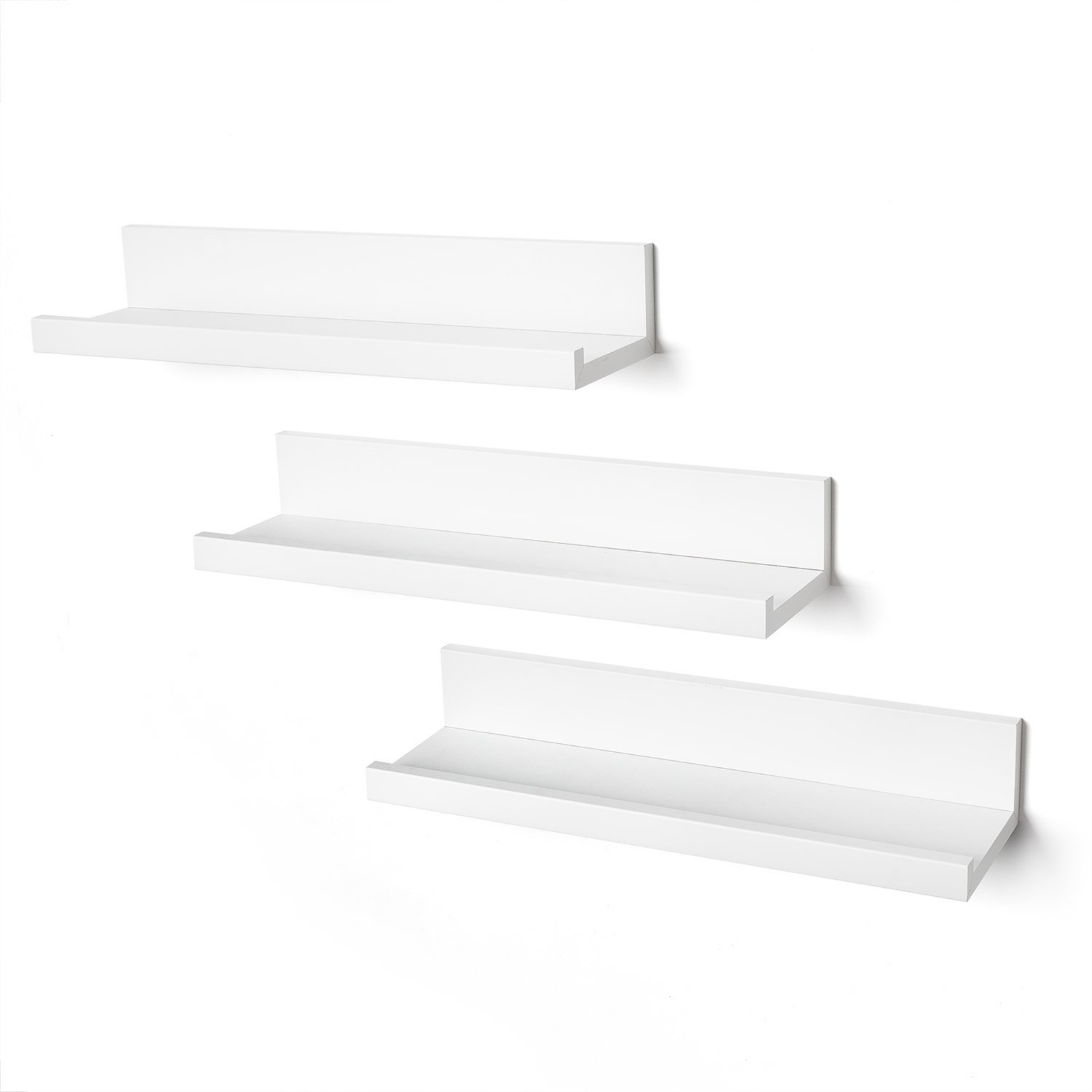 Pack of 3 Available in Black and White Finish Wall Mounted Various
