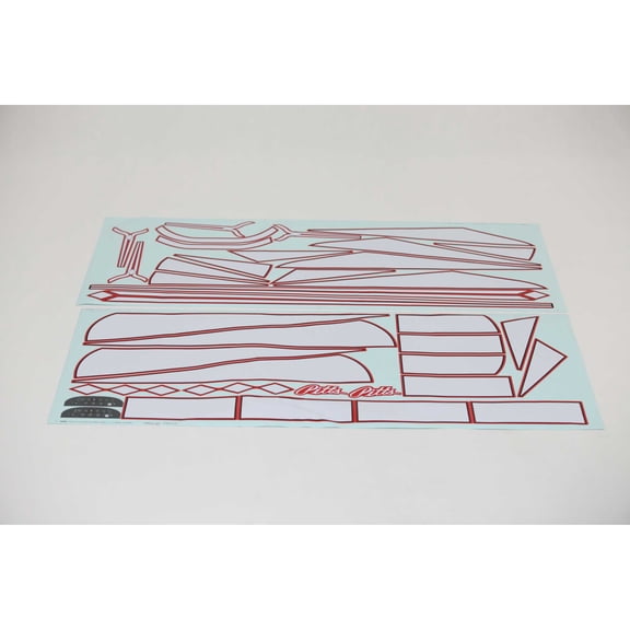 FMS Decal Sheet Pitts 1400mm V2- FMMRY118 Decals Trim Pilots Scale Accys