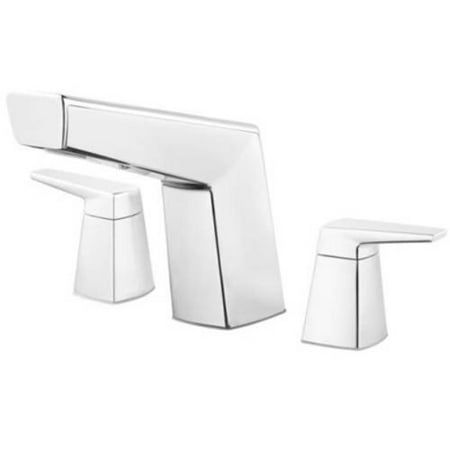 - Pfister Arkitek Deck Mounted Roman Tub Faucet Trim with Metal Lever Handles, Available in Various Colors