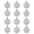 thumbnail image 5 of Vickerman 2.75" White Durian Glitter Ball Ornament, 12 per Bag, 5 of 6