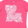 thumbnail image 4 of Inktastic Louisiana Silhouette Mandala Boys or Girls Toddler T-Shirt, 4 of 5