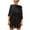 Black, variant on WREESH Womens Fashion Sequin Mini Dress Short Cocktail Dress Formal Evening Gown Long Sleeve Round Neck Tuinc Dress Work Dresses Black