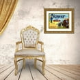 thumbnail image 3 of Vintage Booze Labels 24x19 Gold Ornate Wood Framed with Double Matting Museum Art Print Titled - Old Pioneer Club Beer, 3 of 4