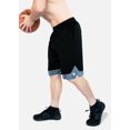 thumbnail image 4 of Men's Premium Moisture Wicking Active Athletic Performance Shorts with Pockets - 5 Pack, 4 of 7