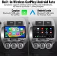 thumbnail image 3 of Car Radio Stereo for Honda Jazz GD 2002-2008 9" Android 14 Touchscreen Wireless Carplay, Car Stereo 4+64G Wifi GPS Navigation Android Auto, 3 of 9
