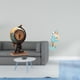 thumbnail image 2 of Figura Decorativa De Resina De Una Mujer Moderna En La Playa, Ideal Para Colocar Sobre Un Reloj De Mesa O Como Adorno Coleccionable En La Oficina, Estantería, Dormitorio O Sala De Estar., 2 of 8