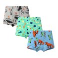 thumbnail image 1 of Sous-vêtements Garçons Enfants Imprimé Mignon Shorts Pantalons 3 Pcs Multipack Boxeurs Garçons Roses 6-7 Ans, 1 of 4
