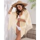 thumbnail image 5 of Pareos de Playa Bohemios para Mujer, Pareos de Transparente para Bikini, Faldas para Trajes de Baño. Albaricoque Talla Única, 5 of 8