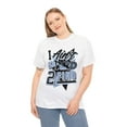 thumbnail image 6 of Pull Up Retro Blue Grey Sneaker Tee Shirt White, 6 of 6
