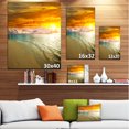 thumbnail image 4 of Design Art - Plage Incroyablement Colorée avec des Empreintes de Pas, 4 of 4