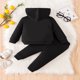 thumbnail image 3 of Gibobby Conjunto de pantalones para niños Bebé recién nacido Algodón Estampado de Otoño Pantalones de manga larga Sudadera con capucha Conjunto de sudadera Ropa(B,3-6 Meses), 3 of 5