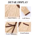 thumbnail image 3 of Usaibhir Womens Knit Button Up Cardigan Sweaters with Pockets Long Sleeve Crew Neck Open Front Sweater Jackets Outerwear, 3 of 8