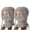 Gray, variant on 2 Pack Womens Thermal Warm Integrated Knit Beanie Hat With Neck Cover, Thick Plush Lining Windproof Cold Proof Headwear for Women Autumn Winter Daily Matching Beige M
