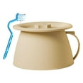 thumbnail image 2 of Urinario nocturno multiusos espesado con tapa para el hogar, escupidera, orinal con tapa para dormitorio, hogar, niños, hombres y mujeres. Amarillo, 2 of 9