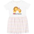 thumbnail image 3 of Inktastic I Love My Granny Girls Toddler Dress, 3 of 5
