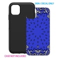 thumbnail image 2 of DistinctInk Custom SKIN / DECAL compatible with OtterBox Symmetry for iPhone 11 (6.1" Screen) - Bandana Print - Blue, Black, White, 2 of 5