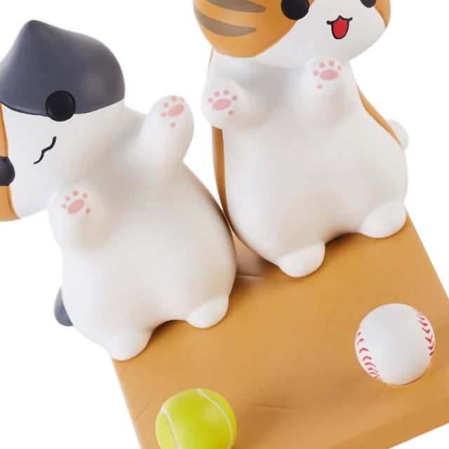 Soporte para smartphone con diseño de gato adorable, seguro, de PVC, versátil, para escritorio, para teléfonos móviles.