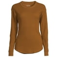 thumbnail image 3 of Time and Tru Women's Long Sleeve Thermal T-Shirt, 3 of 6