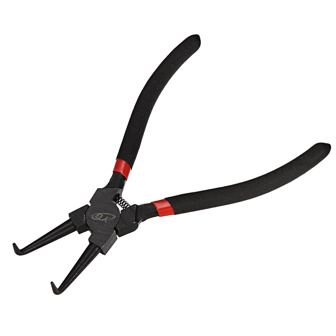 External Snap Ring Plier Angled Retaining Ring Pliers Bent Nose 6Inch