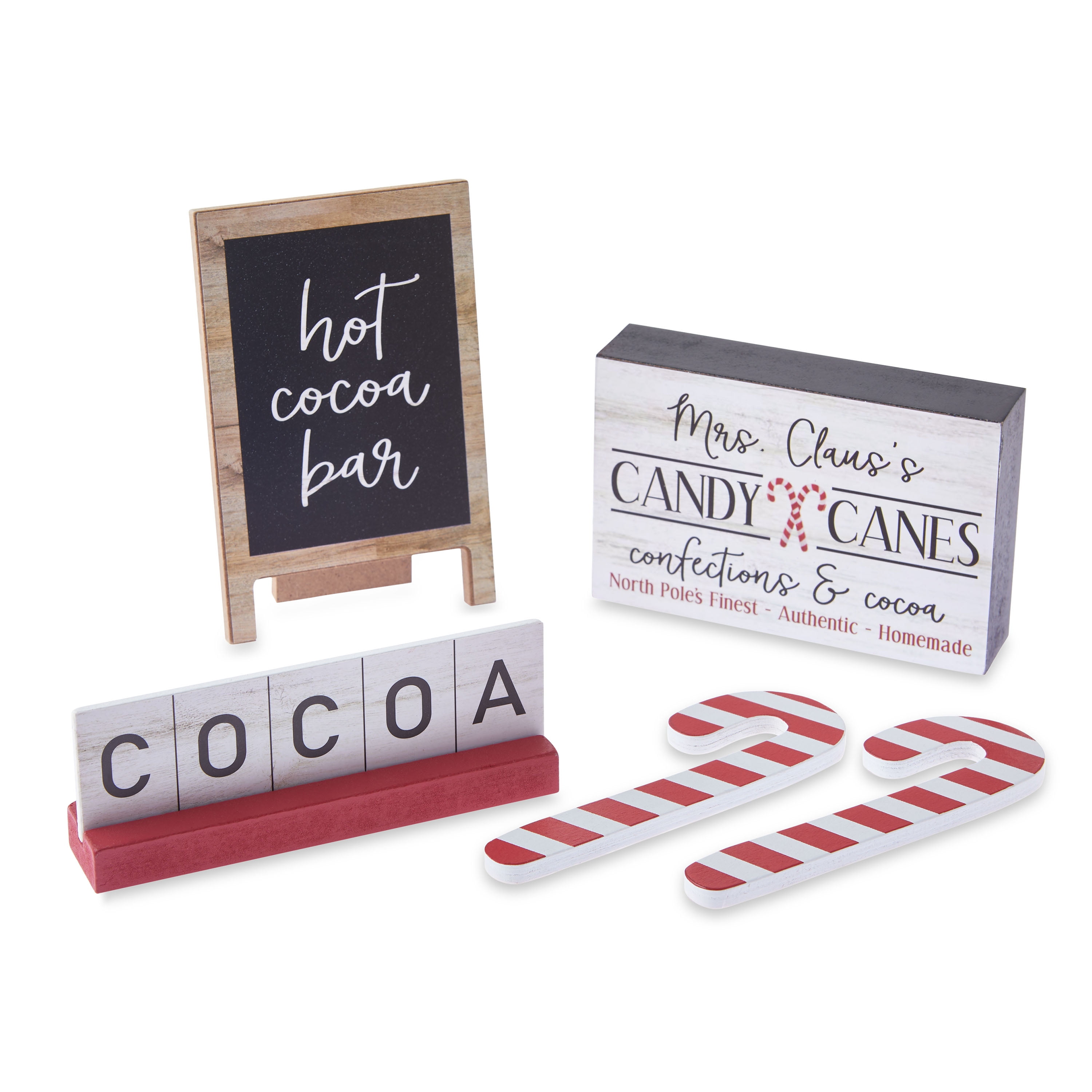 Holiday Time Tiered Tray Christmas Decoration Bundle, 11.5"