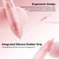 thumbnail image 5 of CCOCC 14Pack Pastel Gel Ink Pen Set, Cute Retractable 0.5mm Fine Point Pen, 12 Pack Black Ink Pens with 2Pack Highlighter, Smooth Writing Pens (Pink), 5 of 9