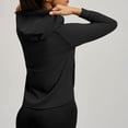 thumbnail image 3 of HAiming Womens Zip up Hoodies Long Sleeve Athletic Sweatshirt with Pockets Solid Color Casual Fall Winter Workout Tops, 3 of 4