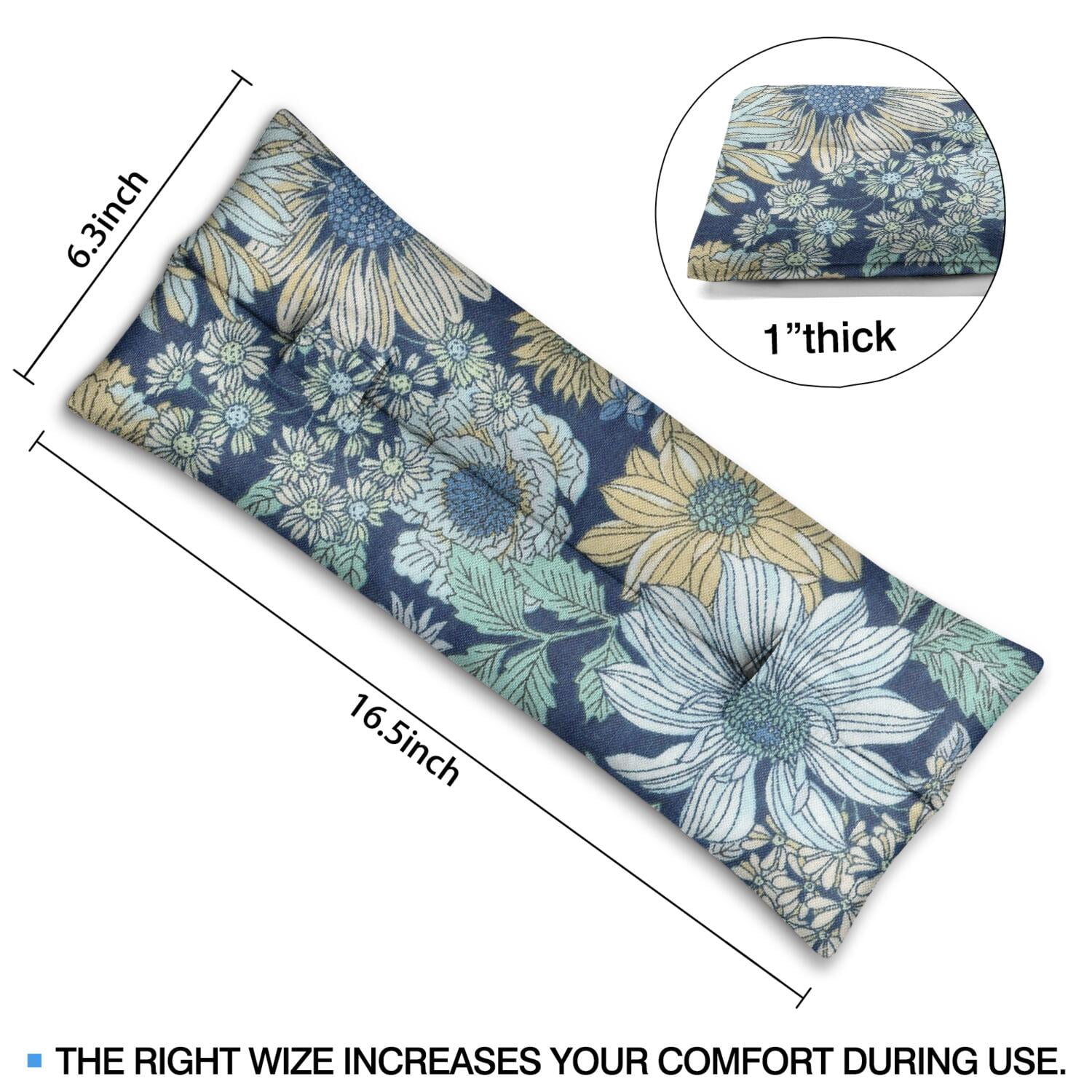 Watercolor Wildflower and Bee Surgery Recovery Pillow - Butterfly Seatbelt Pad