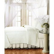 Greenland Home Fashions Ruffled Quilt Set in Ivory