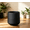 Black, variant on 15.3" Round Gray Concrete Plant Pot, All-Weather Large Planter Container with Drainage Hole & Removable Rubber Plug, Ideal for Backyard, Patio, Balcony and Indoor Home Decor