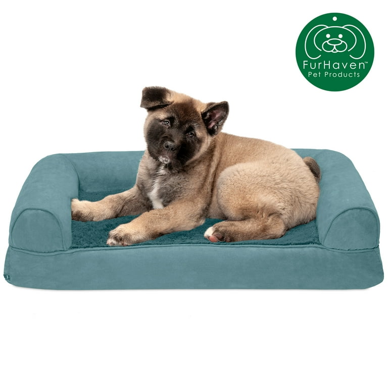 Furhaven plush & outlet suede orthopedic sofa dog