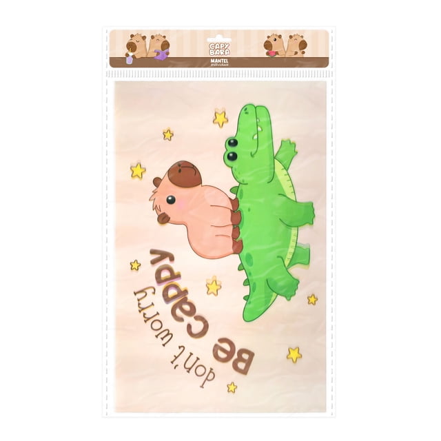 Mantel Individual Plástico con Efecto Lenticular Prichos Capybara Plástico 1 Pieza