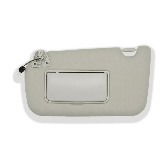Sun Visor Replacement Fit For Nissan Sentra 2013-2019, OE:96401-3SG8A, Sun Visor With Mirror And Light, Driver Left Side-gray