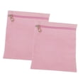 thumbnail image 4 of GUOOL 2 Pieces Sew in Pocket with Zipper Mobile Storage Pouch Easy Installation Canvas pink, 4 of 9