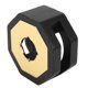 thumbnail image 2 of Calentador de sello de cera Artesanía fina Resistente al calor No caliente Fácil de usar Estufa de cera para sellos para tarjetas de sobres de bricolaje Negro, 2 of 5