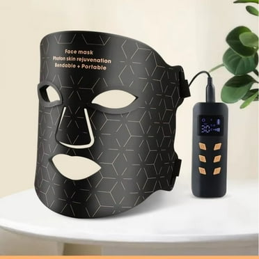 Face Neck Silicone Facial Mask 240LEDs Infrared Light Skin Rejuvenation Anti-Wrinkle Brighten 3D LED Light Phototherapy Mask