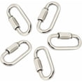 thumbnail image 2 of Jinsinto M6 Stainless Steel Quick Link D Shape Snap Hook Chain Links 5pcs,, 2 of 5