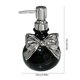 thumbnail image 3 of Dispensador de jabón de cerámica con forma de lazo | Dispensador de jabón líquido y loción para cocina y baño | Botella de prensa de cerámica blanca o negra, 3 of 5